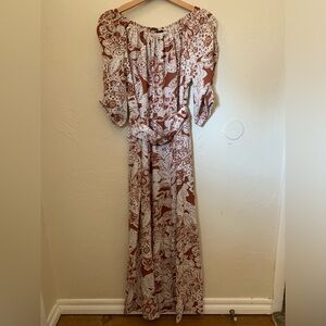 Versona | Boho printed maxi dress